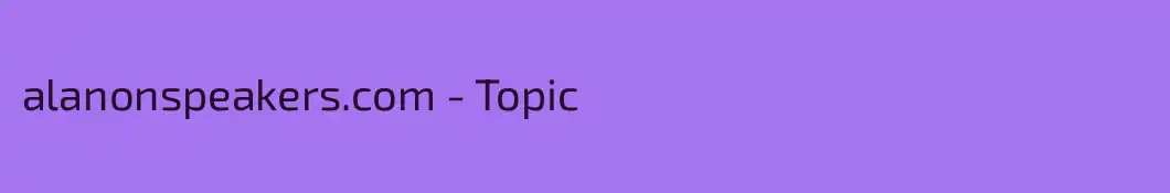 alanonspeakers.com - Topic